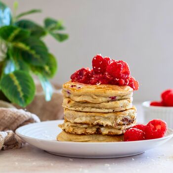 Gourmet Raspberry And White Chocolate Pancake Mix, 2 of 5