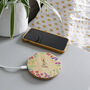 Personalised Bamboo Wireless Phone Charger For Mum, thumbnail 11 of 11