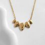 Gold Waterproof Teardrop Necklace Jewellery Gift, thumbnail 1 of 4
