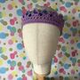 Adult, Hand Crochet Party Crowns, 100% Cotton, thumbnail 2 of 9