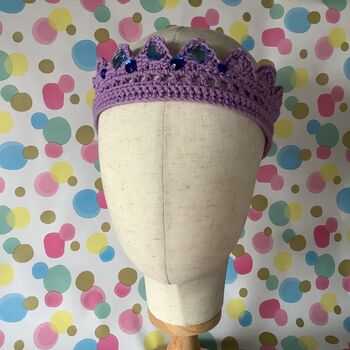 Adult, Hand Crochet Party Crowns, 100% Cotton, 2 of 9