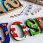 Personalised Paint Your Own Sport Wooden Name, thumbnail 4 of 9