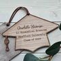 Personalised Wooden Graduation Cap Sign Gift, thumbnail 6 of 9