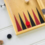 Personalised Wooden Backgammon Set, thumbnail 3 of 7