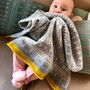 Soft Knitted New Born Baby Blanket, thumbnail 3 of 8