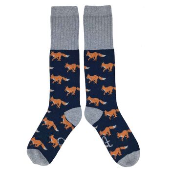 Ladies Soft Lambswool Socks : Animal, 4 of 7