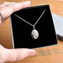 Sterling Silver Birth Flower Necklace, thumbnail 1 of 11