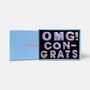 Omg! Congrats Letterbox Message Cookies Purple, thumbnail 2 of 7