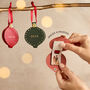 Personalised 2025 Memories Leather Photo Bauble, thumbnail 6 of 6