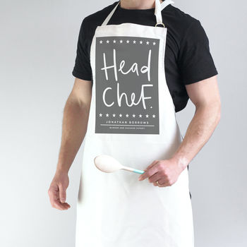 Head Chef Personalised Apron, 5 of 5