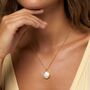 Reversible Baroque Pearl Necklace With Bobble Chain In 18k Gold Or Silver, thumbnail 1 of 6