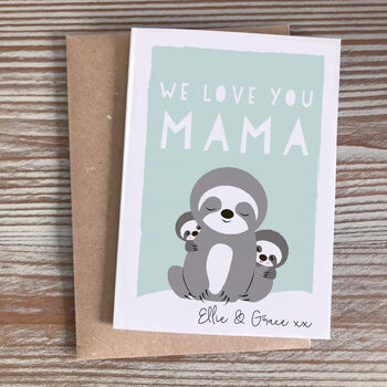 Little Book Of Sloth Philosophy And Mother's Day Card, 2 of 5