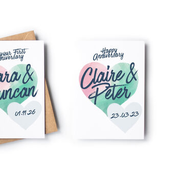Custom Anniversary Card, 2 of 4