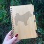 Personalised Chow Chow Dog Engraved Notebook, thumbnail 5 of 5