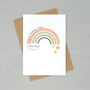 Personalised Rainbow Birthday Card, thumbnail 1 of 2