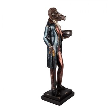 Tall 35cm Gentleman Ram Regal Sheep Figurine Ornament, 2 of 12