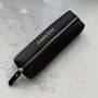 Personalised Embossed Faux Leather Slimline Pencil Case, thumbnail 1 of 2