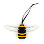 Bumblebee Wooden Hanging Decoration, thumbnail 3 of 5
