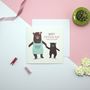 Happy Mothers Day Bear Card, thumbnail 1 of 2
