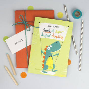 Personalised Drawing Notebook For Boys, 5 of 6