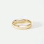 Classic 9ct Yellow Gold Court Wedding Band Ring 4mm, thumbnail 1 of 5