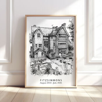 Personalised Home And Venue Pencil Drawing From Photo, 8 of 12