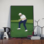 Shane Lowry Ryder Cup Winning Moment Print, thumbnail 1 of 4