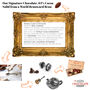Chocolate Horseshoe And Rose Gift + Personalised Box, thumbnail 8 of 12