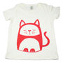 Cat Organic Cotton Baby T Shirt, thumbnail 2 of 2