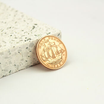 Personalised 60th Birthday Sixpence Heart Compact Mirror, 10 of 12