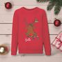 Cosy Reindeer Christmas Jumper, thumbnail 2 of 3