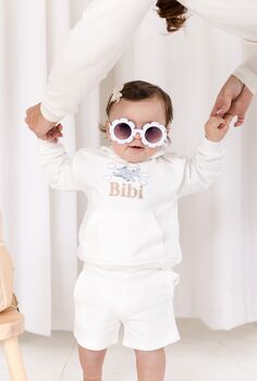 Child's Personalised Embroidered Holiday Hoodie The Perfect Airport Outfit, 6 of 12