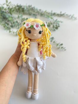 Handmade Crochet Toys For Babies And Kids, Fairy Doll, 9 of 12