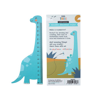 Wooden Dinosaur Ruler | Stationary, 3 of 3