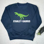 Personalised Dinosaur Established Jumper, thumbnail 1 of 4