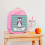 Children's Personalised Insulated Owlet Lunch Bag, thumbnail 2 of 10