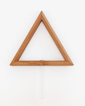 Wooden Triangle Frame With Tube, 2 of 7