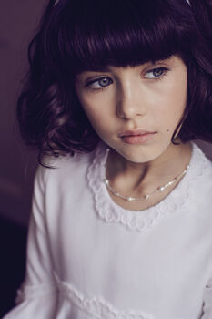 Sterling Silver Holy Communion Pearl Cross Necklace – Christening Or First Holy Communion Gift, 5 of 9