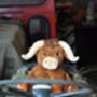 Large Longhorn Highland Cow With Personalised Heart, thumbnail 12 of 12