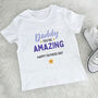 Daddy You're Amazing Happy Father's Day Babygrow, thumbnail 3 of 7