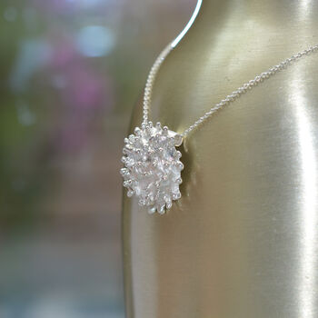 One Of A Kind Coral Reef Inspired Sterling Silver Necklace, 3 of 10