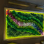 Moss Wall Art With Preserved Flowers, Floral Artwork, thumbnail 3 of 12