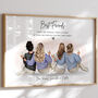 Personalised Group Friendship Portrait Print, thumbnail 1 of 5