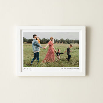 Personalised Framed Family Photo Print, 2 of 4