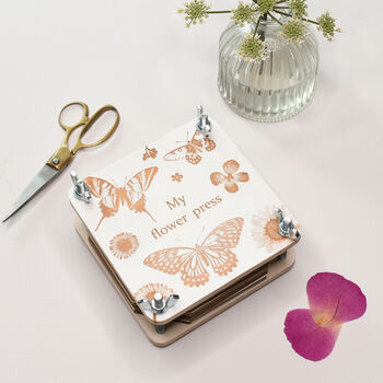 Personalised Engraved Butterfly Flower Press, 5 of 5