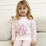 Personalised Pink Unicorn Children's Birthday Pyjamas, thumbnail 1 of 12