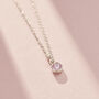 Birthstone Charm Necklace, thumbnail 3 of 12