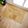 Personalised Highland Cow Doormat, thumbnail 2 of 5