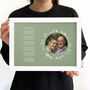 Personalised Anniversary Photo Poem Print, thumbnail 7 of 12