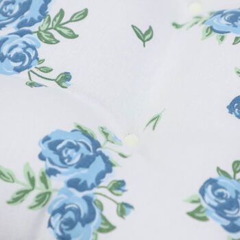 Luxury Blue Country Rose Garden Chair Cushions, 4 of 10